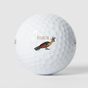 Hoatzin Cartoon Golfball