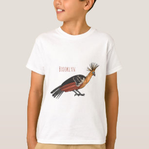 Hoatzin Cartoon T-Shirt