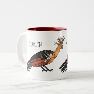 Hoatzin Cartoon Zweifarbige Tasse