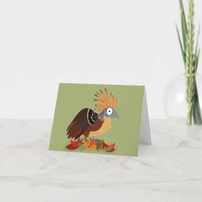 Hoatzin-Karte Karte (Vorderseite)