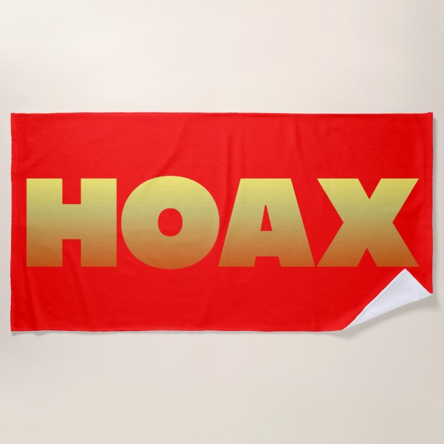 HOAX DESIGN BEACH TOWEL STRANDTUCH (Vorderseite)