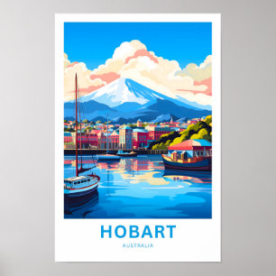 Hobart Australia Travel Print Poster