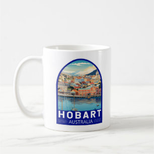 Hobart Australien Reise Kunst Vintage Kaffeetasse