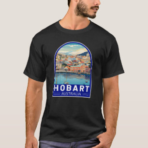 Hobart Australien Reise Kunst Vintage T-Shirt