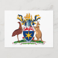 Hobart Coat of Arms Postkarte