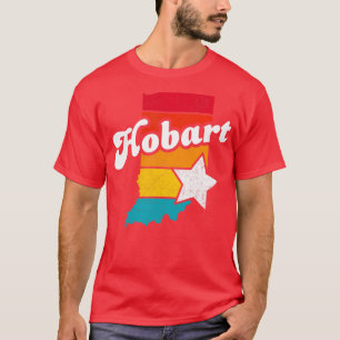Hobart Indiana Vintag Distressed Souvenir 2 T-Shirt
