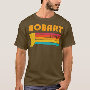 Hobart Indiana Vintag Distressed Souvenir T-Shirt