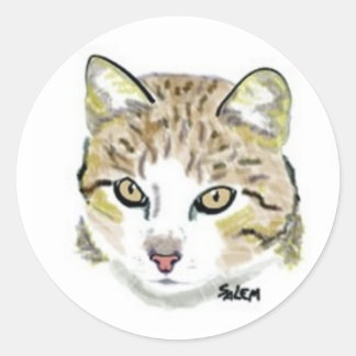 Hobbes Runder Aufkleber