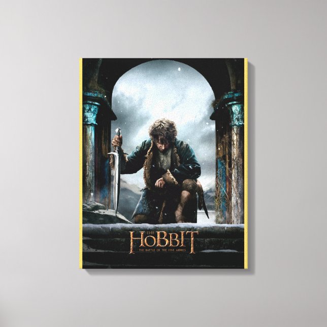 Hobbit - BILBO BAGGINS™ Movie Poster Leinwanddruck (Vorderseite)