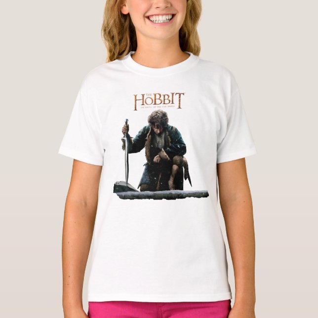Hobbit - BILBO BAGGINS™ Movie Poster T-Shirt (Vorderseite)