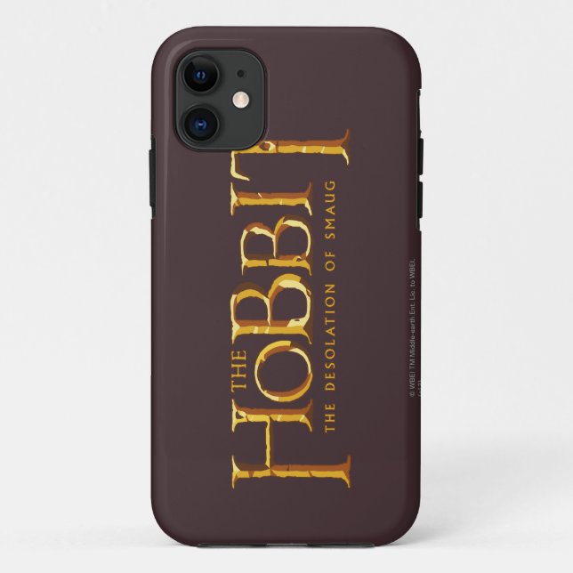 Hobbit-Logo - Gold Case-Mate iPhone Hülle (Rückseite)