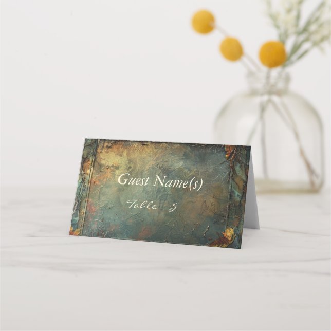 Hobbiton Haven Wedding Platzkarte (Vorderseite)