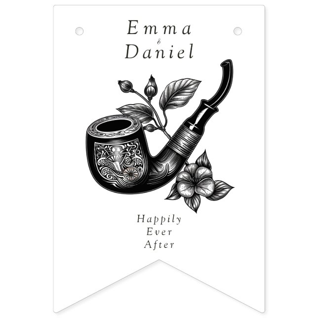 Hobbiton Haven Wedding Wimpelkette (Zweite Fahne)