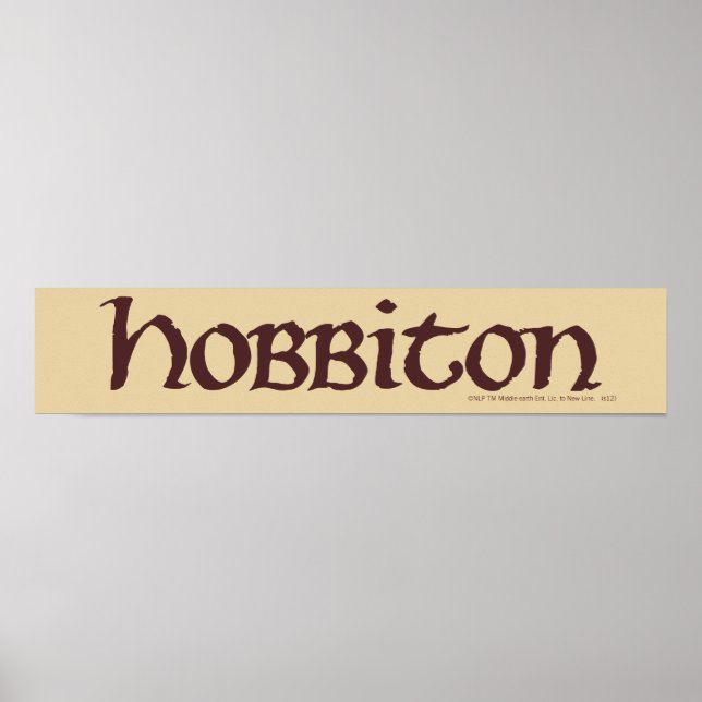 HOBBITON™ Solid Poster (Vorne)