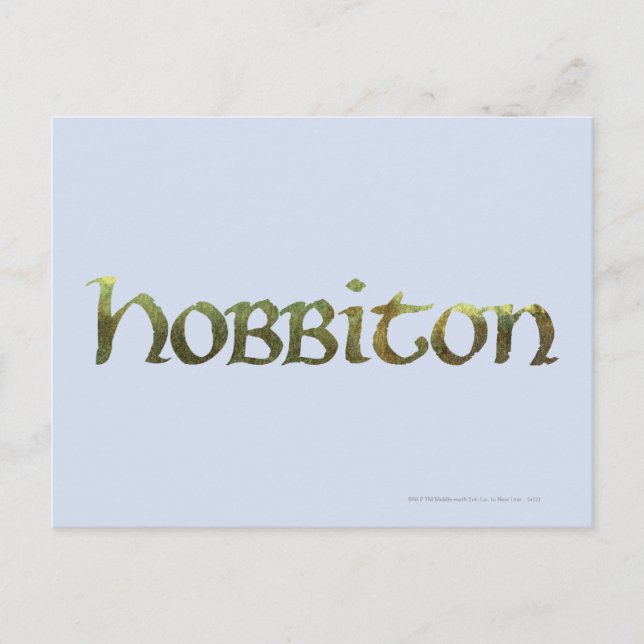 HOBBITON™ texturiert Postkarte (Vorderseite)