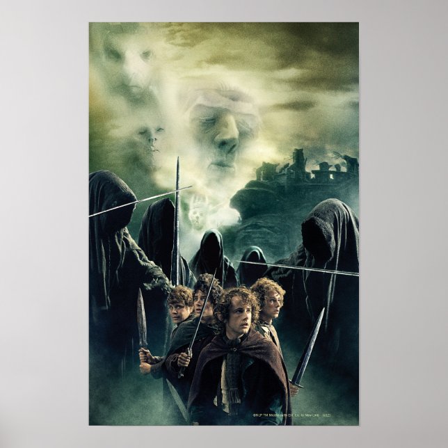 Hobbits Ready to Battle Poster (Vorne)