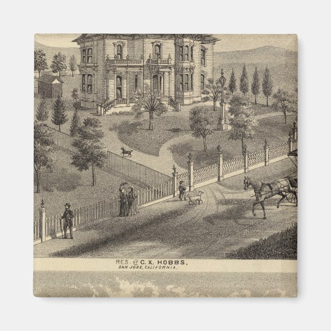 Hobbs, Bradley Residenzen Magnet (Vorne)