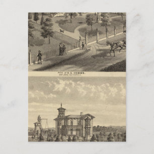 Hobbs, Bradley Residenzen Postkarte