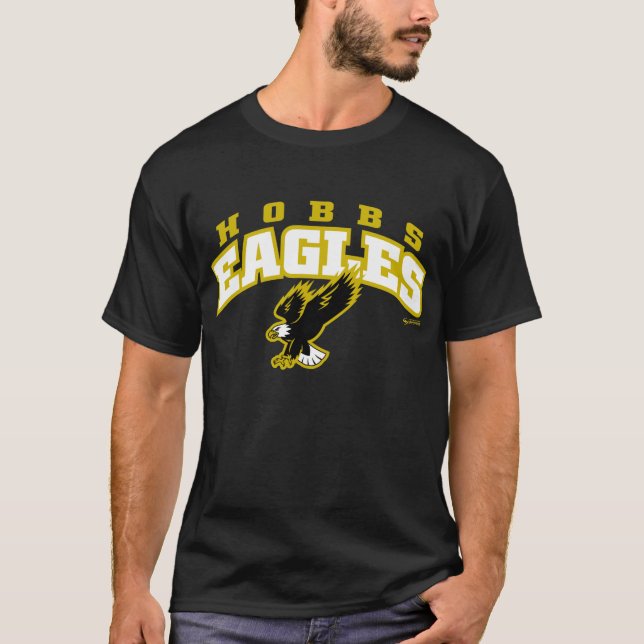Hobbs Eagles gewölbt, T - Shirt beschriftend (Vorderseite)