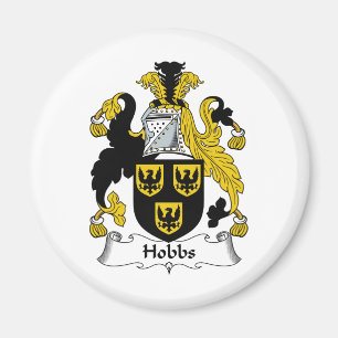 Hobbs Familienwappen Magnet