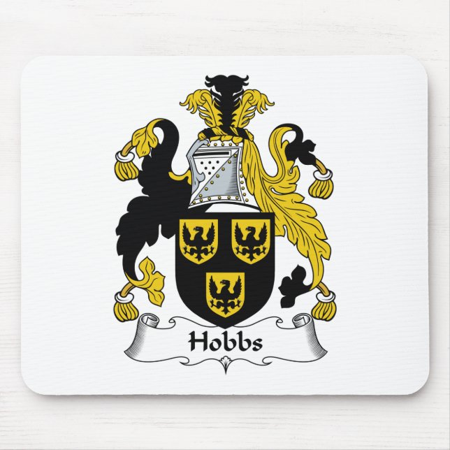 Hobbs Familienwappen Mousepad (Vorne)