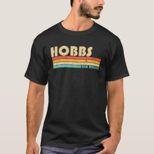 HOBBS NM NEW MEXICO Funny City Zuhause Roots Retro T-Shirt