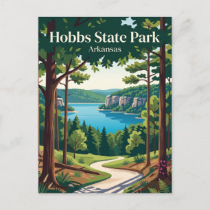 Hobbs State Park-Conservation Area Arkansas Postkarte