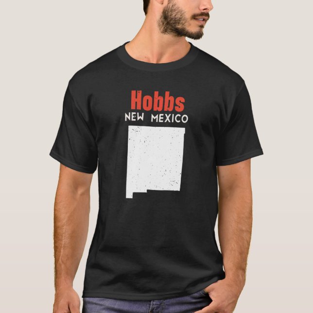 Hobbs USA State America Travel New Mexican New Mex T-Shirt (Vorderseite)