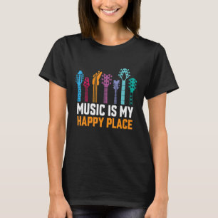 Hobby der Sammlung von Gitarren Musik ist mein glü T-Shirt