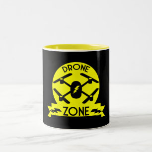 Hobby-Drohne   Drohnenpilot   Fotografie   Rennen Zweifarbige Tasse