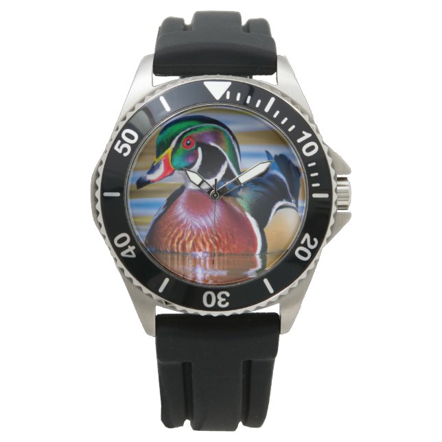 Hobby-Duck-Armbanduhr für Männer, Jagdwache für En Armbanduhr (Vorderseite)