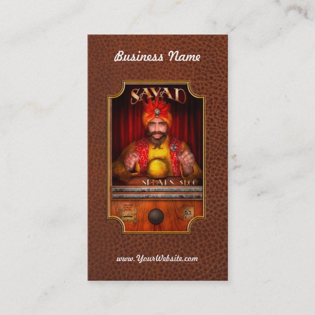 Hobby - haben Sie Ihr Vermögen gesagt Visitenkarte (Vorderseite)