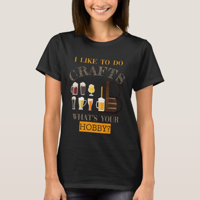 Hobby Like do Bierkunst T-Shirt (Vorderseite)