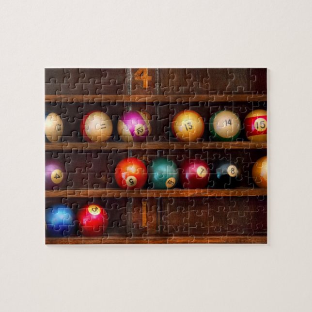 Hobby - Pool - Spielen wir Billard Puzzle (Horizontal)