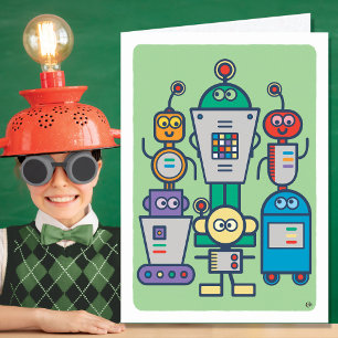Hobby Robots AI Blank Card Karte