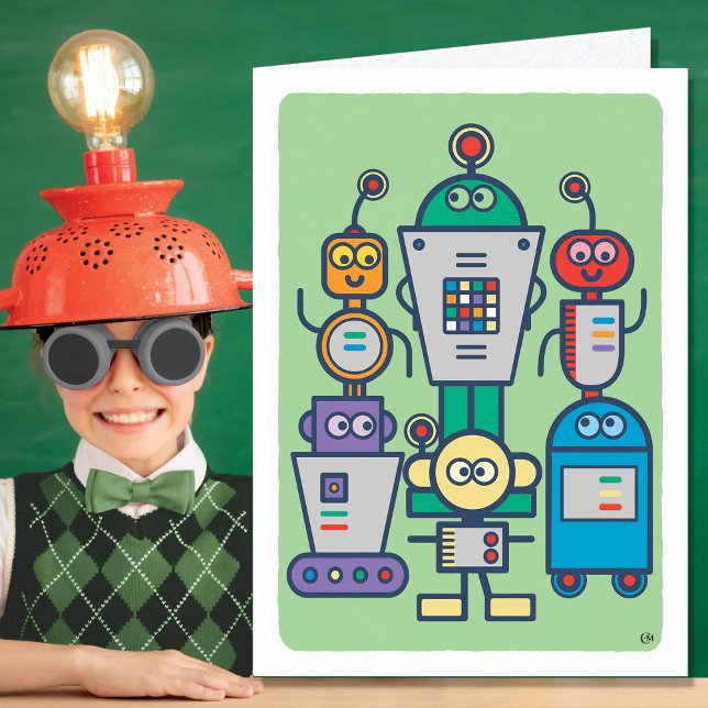 Hobby Robots AI Blank Card Karte (Von Creator hochgeladen)