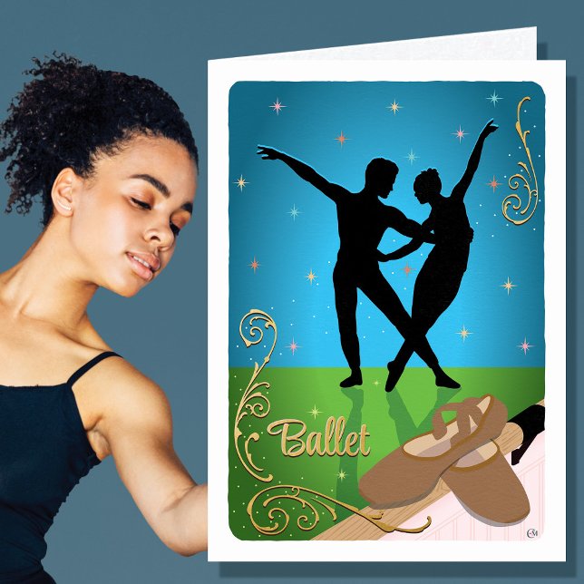 Hobby Tancing Ballet Brown Karte (Von Creator hochgeladen)
