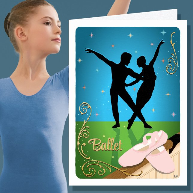 Hobby Tancing Ballet Pink Karte (Von Creator hochgeladen)