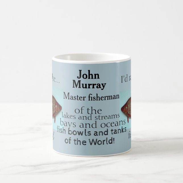 Hobbyfischer - ich möchte lieber angeln kaffeetasse (Mittel)