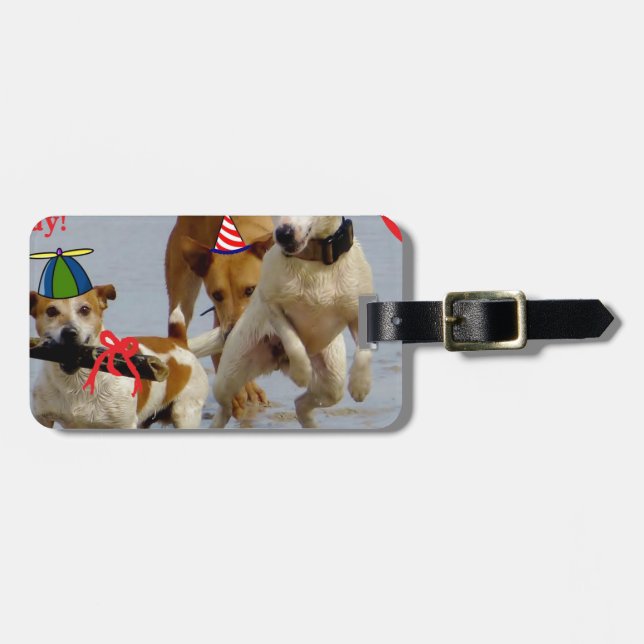 Hobbyhunde Gepäckanhänger (Vorderseite horizontal)