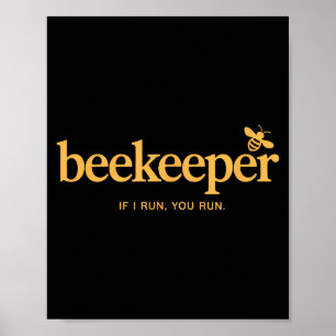 Hobbyimker Bienenstand Bienenliebhaber Hof Bestäub Poster