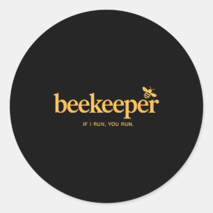 Hobbyimker Bienenstand Bienenzüchter Heim Bienenzu Runder Aufkleber