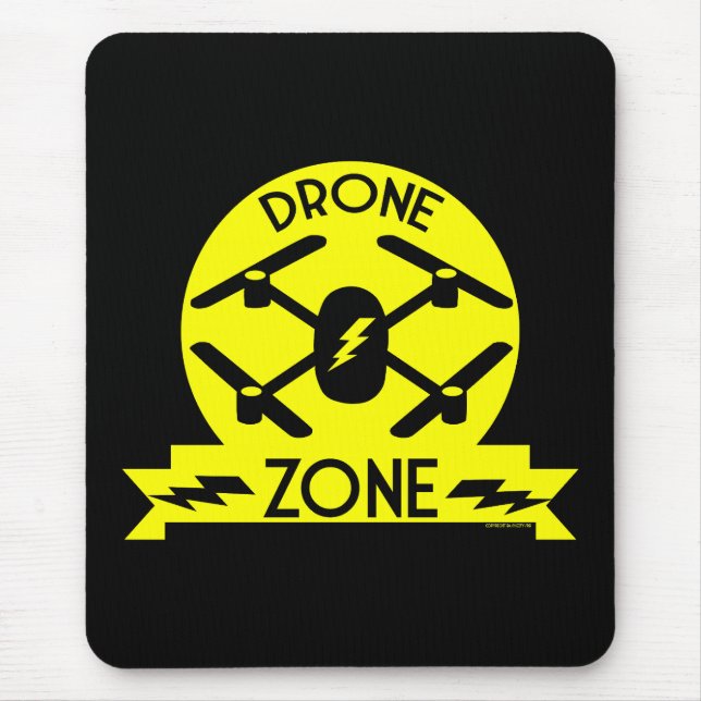 Hobbyist Drone | Pilotprogramm für Drohne | Fotogr Mousepad (Vorne)
