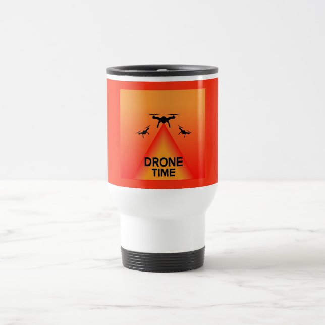 Hobbyist Drone | Pilotprogramm für Drohne | Fotogr Reisebecher (Mittel)