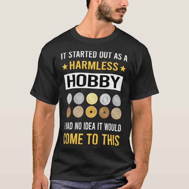 Hobbymünzen ohne Gefährdung T-Shirt (Vorderseite)