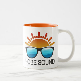 Hobe Sound Florida Sonnenbrillen Zweifarbige Tasse
