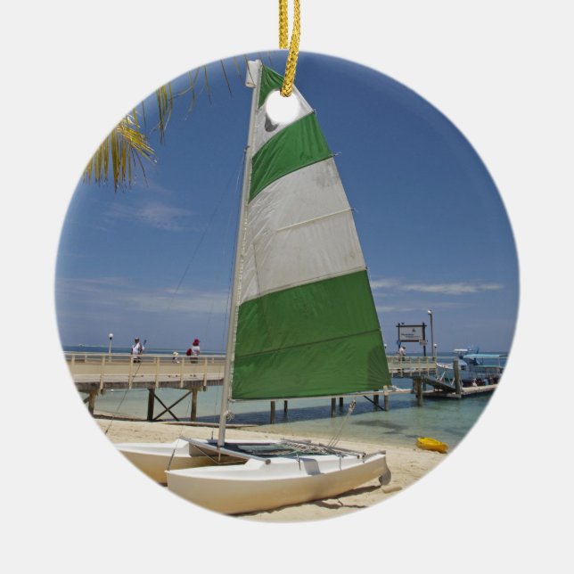 Hobie Cat, Plantation Island Resort Keramik Ornament (Vorne)