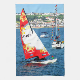Hobie Cat Segelboot Geschirrtuch