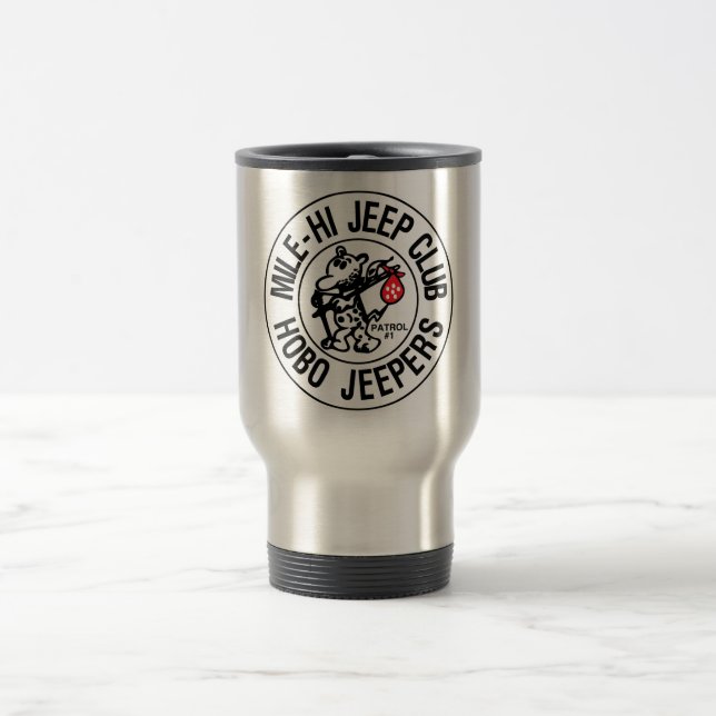 Hobo Jeepers rostfreier Stahl-Reise-Tasse Reisebecher (Mittel)