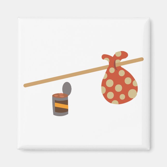 Hobo Sack Magnet (Vorne)